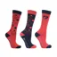 Hy Equestrian Dynamizs Ecliptic 3-pack Socks in Red/Navy