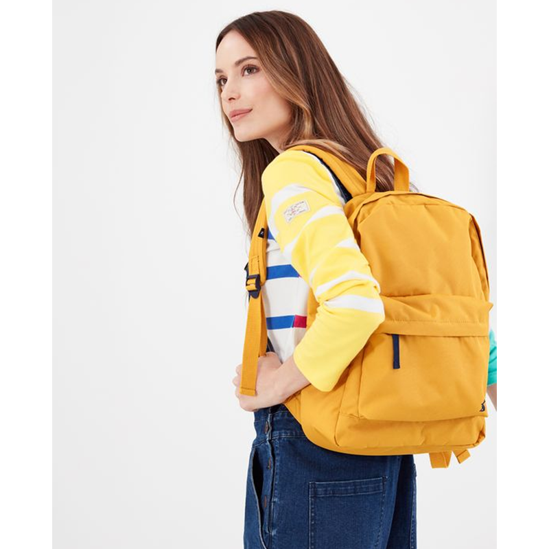 Joules Nevis Basic Rucksack - Gold Bee Leopard-1