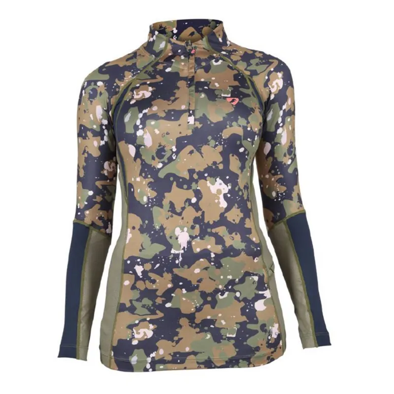 Aubrion Newbury Long Sleeve Base Layer - Camo