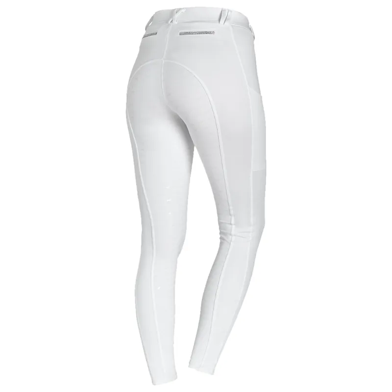 Schockemohle New Glossy Riding Tights Style - Optical White-1