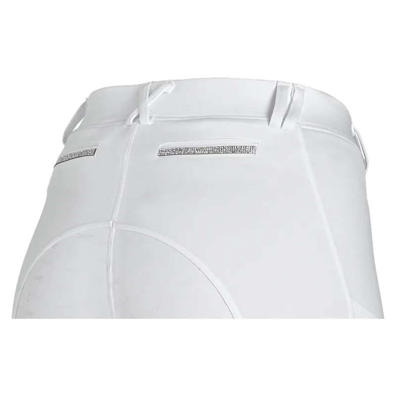 Schockemohle New Glossy Riding Tights Style - Optical White-2