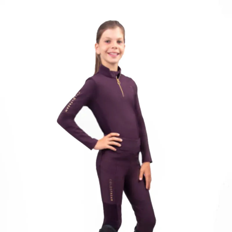 Coldstream Kids Next Generation Ednam Base Layer - Mulberry Purple