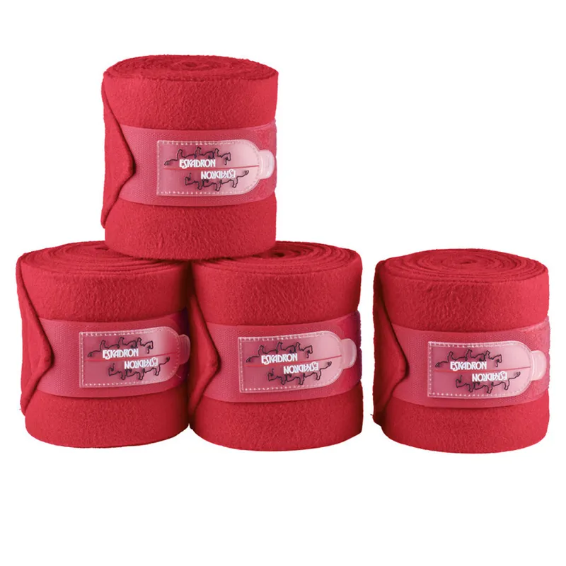 Eskadron Nici Fleece Bandages Nici Ltd.- Red
