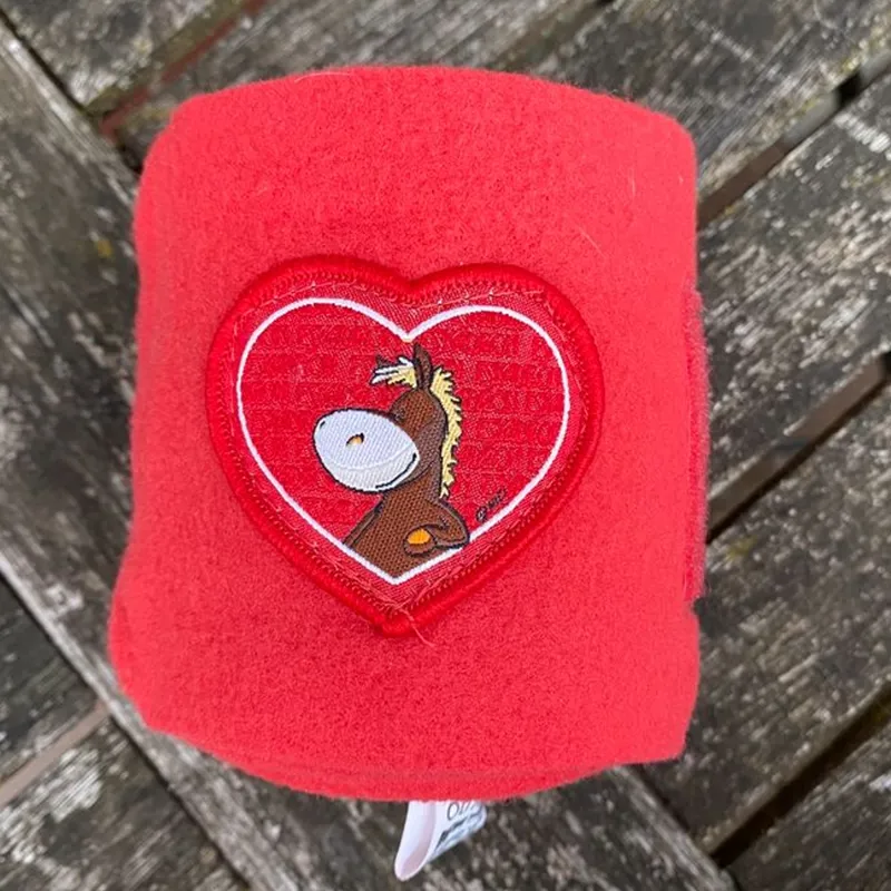 Eskadron Nici Fleece Bandages Nici Ltd.- Red-1