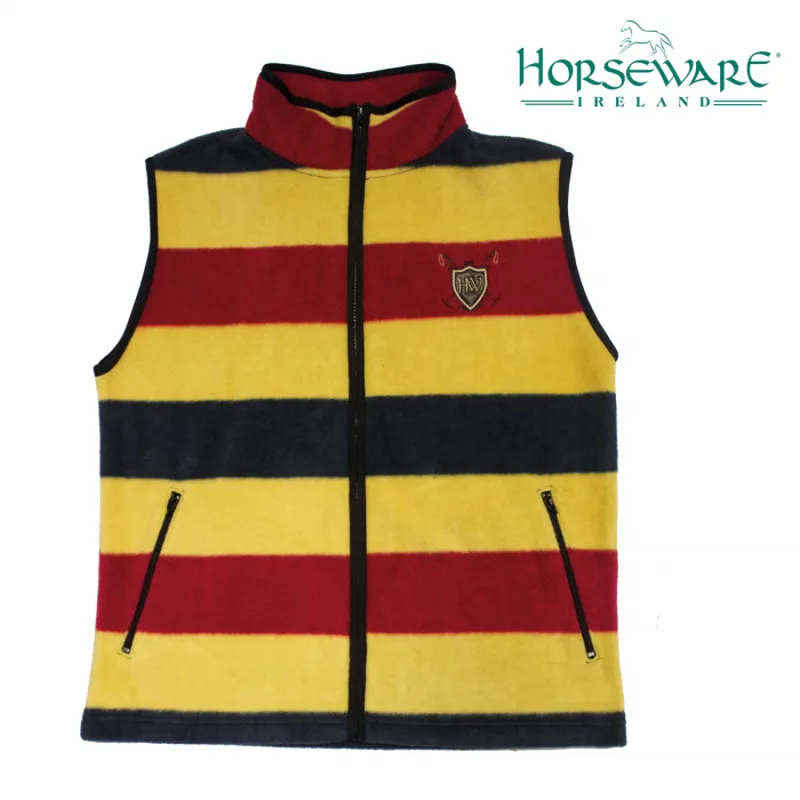 Horseware Newmarket Unisex Fleece Gilet - Yellow