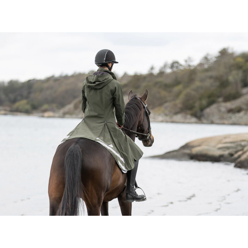 Stierna Nova Rain Coat - Olive-3