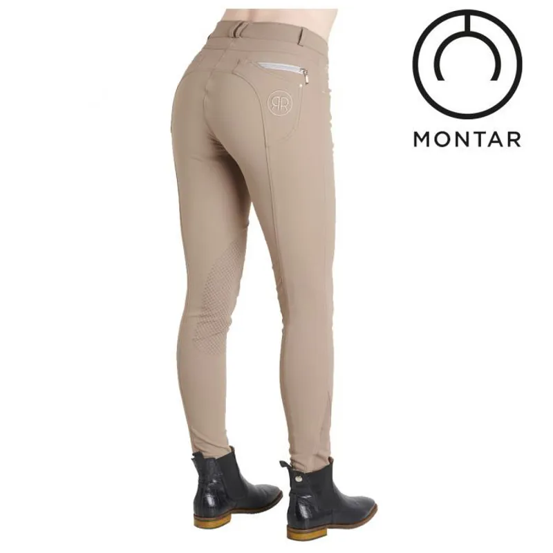 Montar Rebel Nova Classic Knee Grip Breeches - Beige