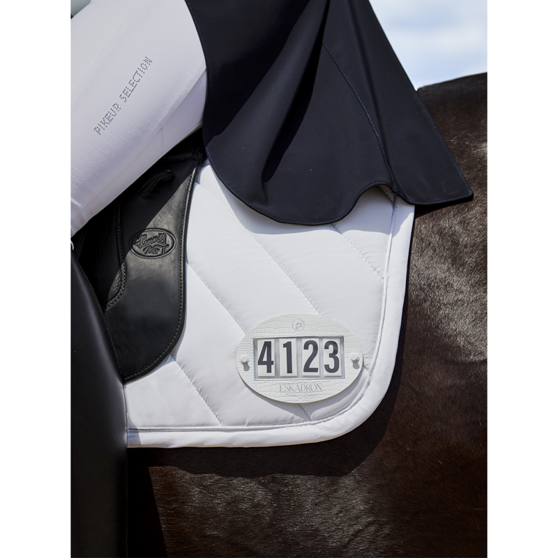 Eskadron Croco Start Number Set Platinum AW22 - White-1