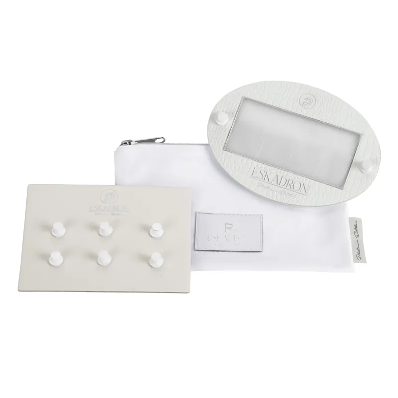 Eskadron Croco Start Number Set Platinum AW22 - White