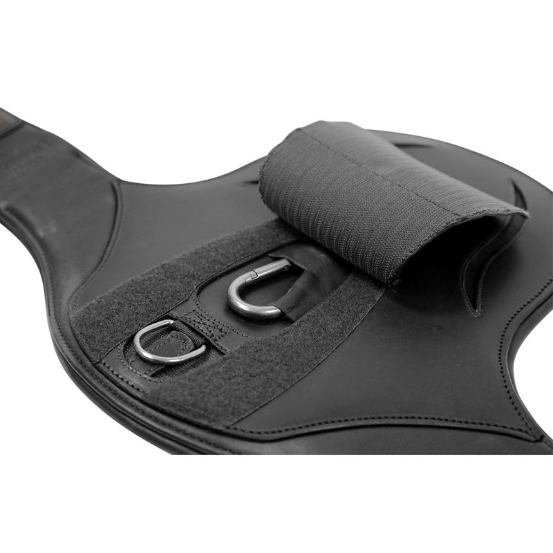 Schockemohle Oklahoma Anatomic Stud Girth - Black/Silver-2