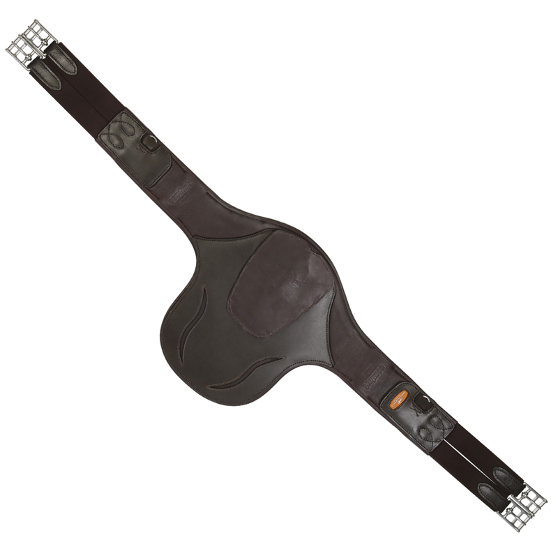 Schockemohle Oklahoma Anatomic Stud Girth - Espresso/Silver