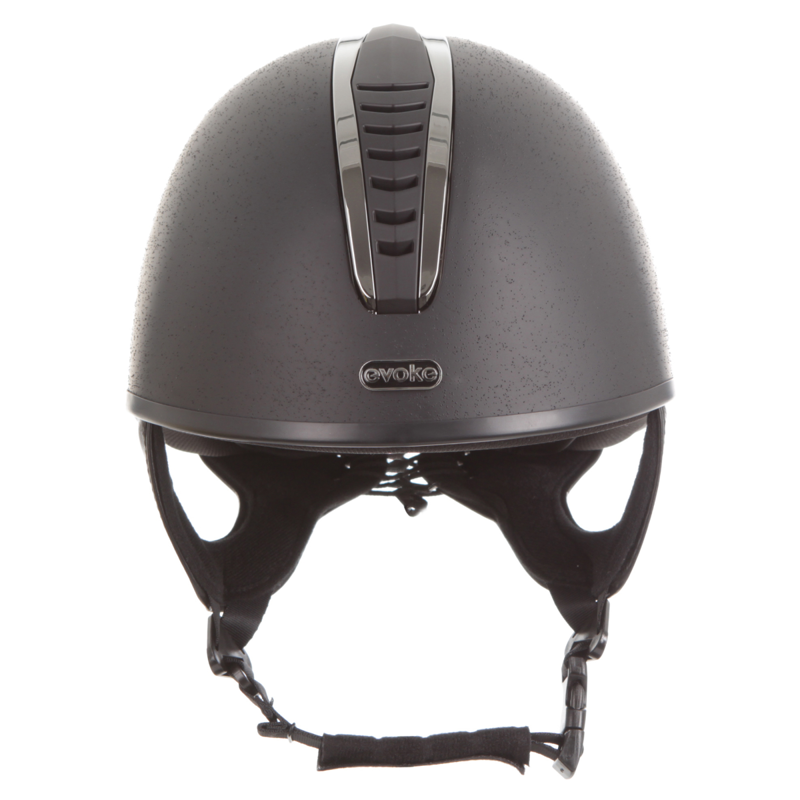 Evoke Orion Jockey Skull - Black/Black/Gunmetal-2