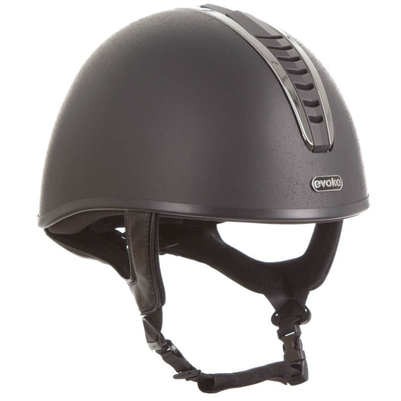 Evoke Orion Jockey Skull - Black/Black/Gunmetal-1