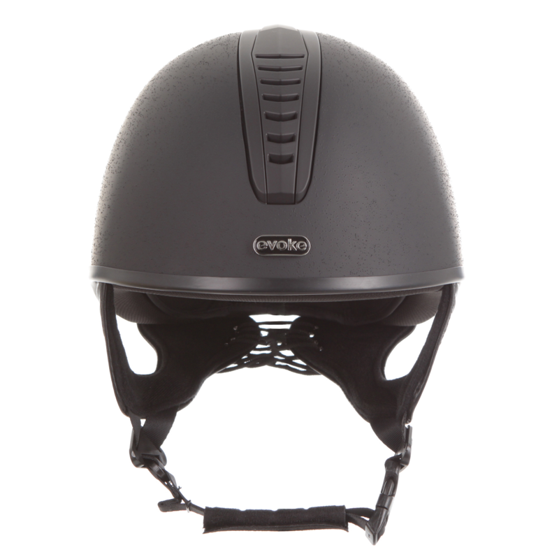 Evoke Orion JS4K Children's Jockey Skull - Black/Black/Black-2