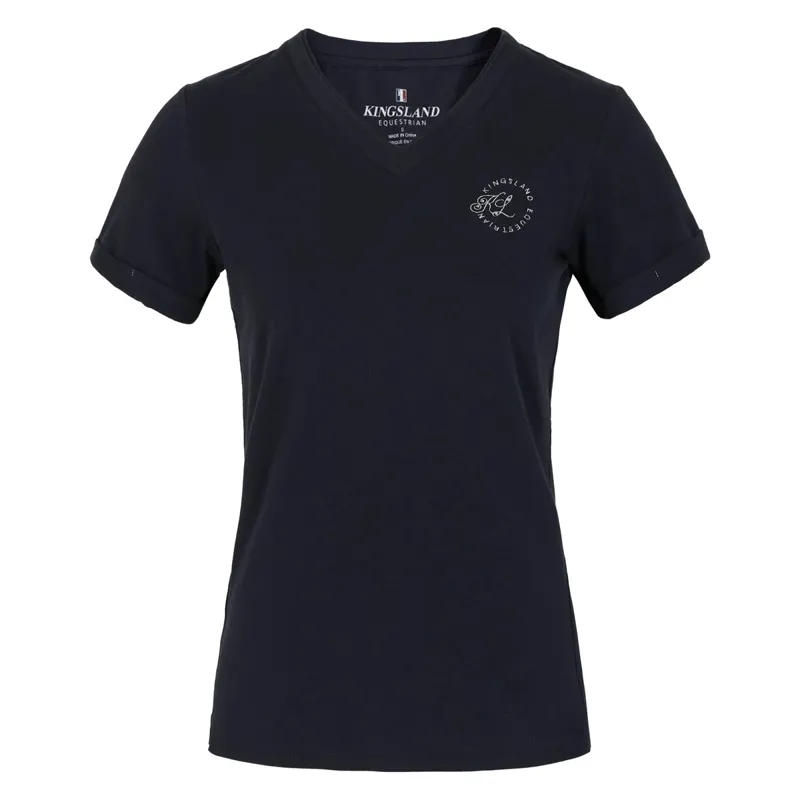 Kingsland KLovelia Ladies V-Neck T-Shirt - Navy