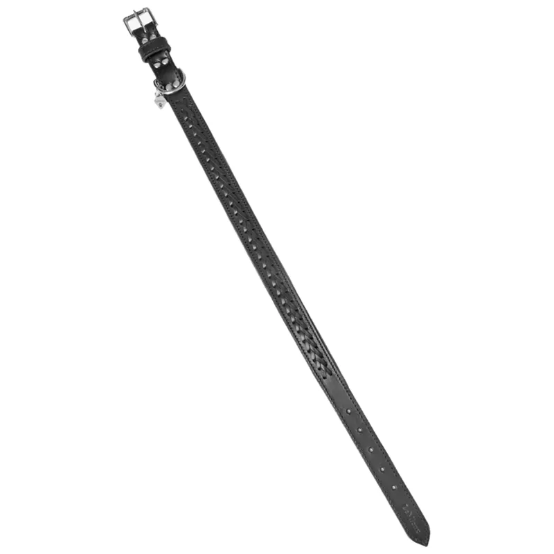 LeMieux Oxford Dog Collar - Black-2