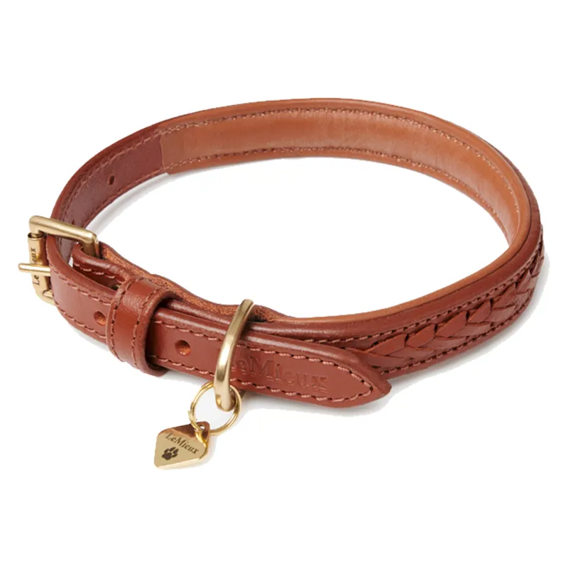 LeMieux Oxford Dog Collar - Tan