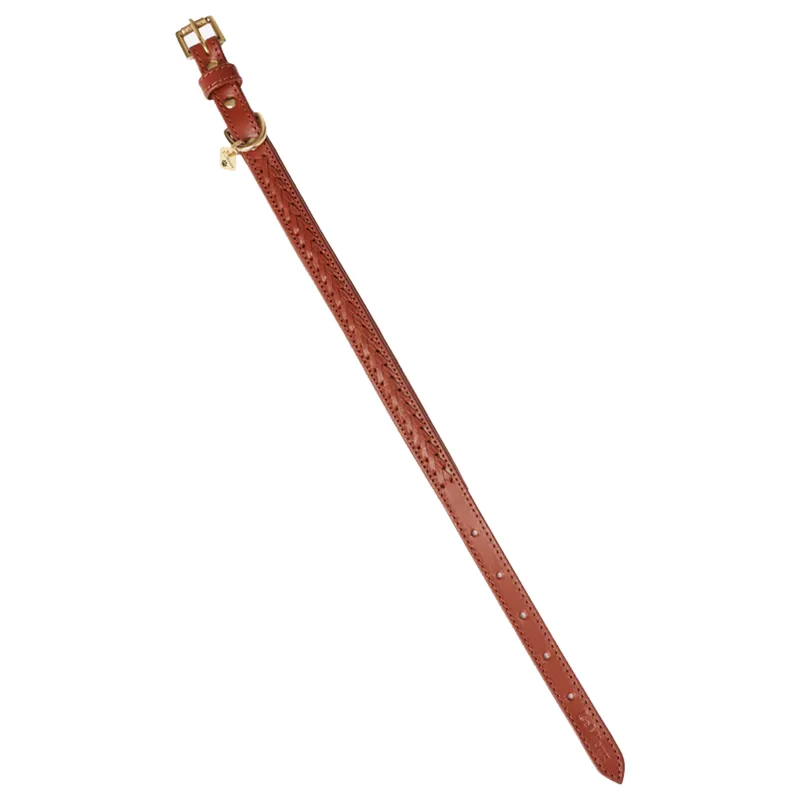 LeMieux Oxford Dog Collar - Tan-2