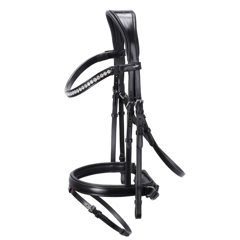 Schockemohle Palermo Bridle - Black/Silver