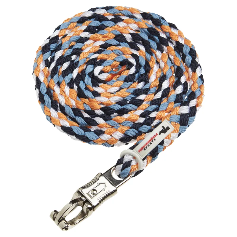 Schockemohle Panic style Leadrope - Night/Mandarin