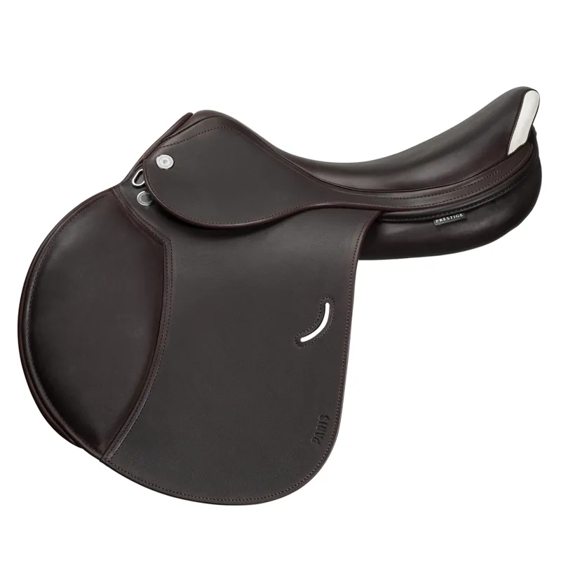 Prestige Paris Double Flap Jump Saddle - Tabacco - 17 - 34