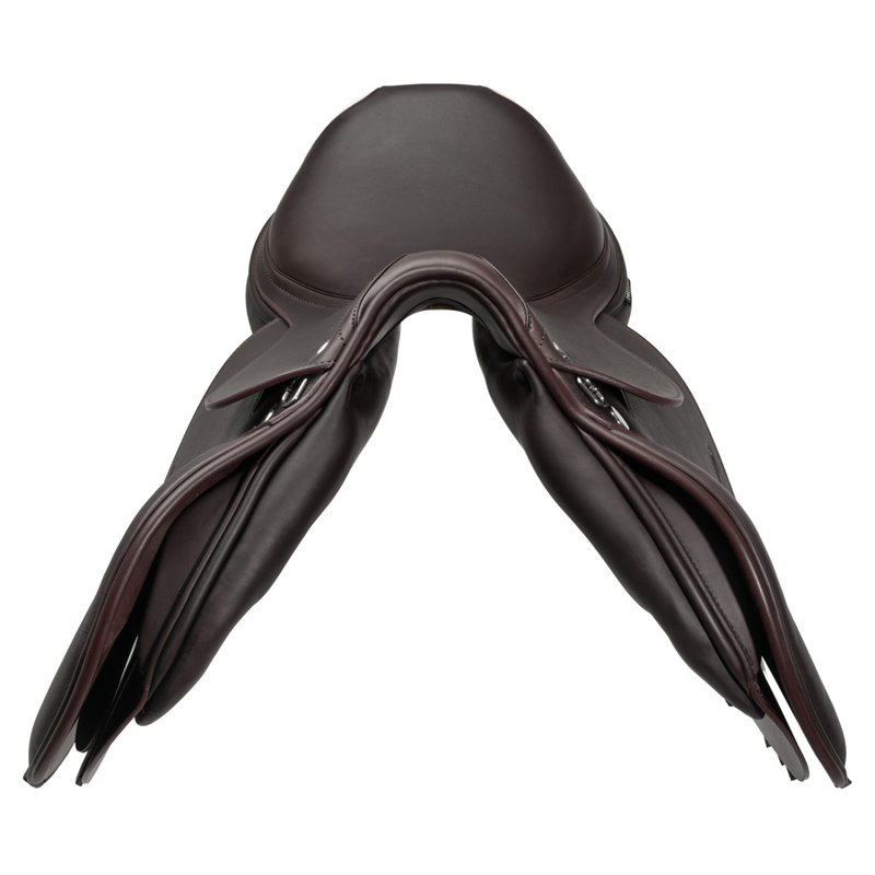 Prestige Paris Double Flap Jump Saddle - Tabacco - 17 - 34-5