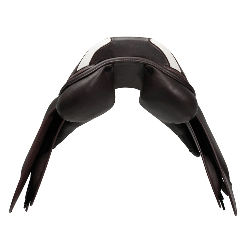 Prestige Paris Double Flap Jump Saddle - Tabacco - 17 - 34-4