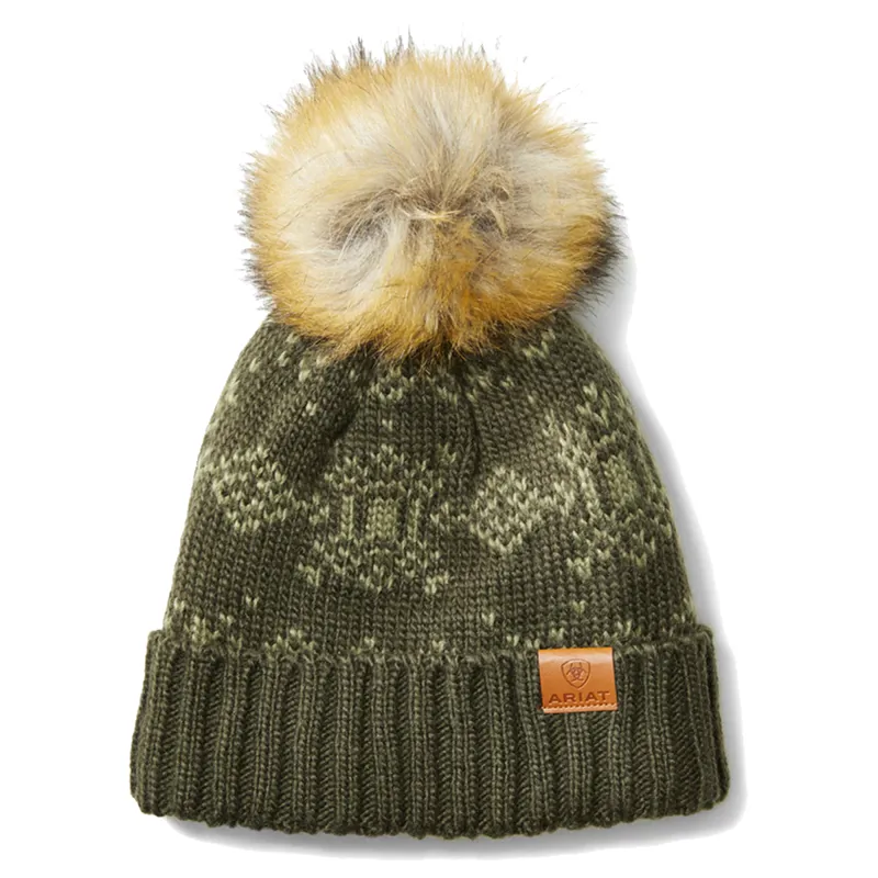 Ariat Patrona Beanie - Forest Mist/Four Leaf