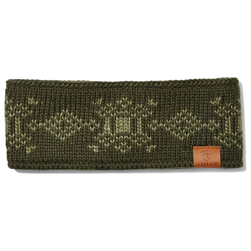 Ariat Patrona Headband - Forest Mist/Four Leaf Clover