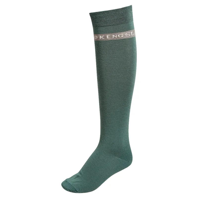 Kingsland KLpaxtyn Unisex Coolmax Knee Socks - Green Sea Pine