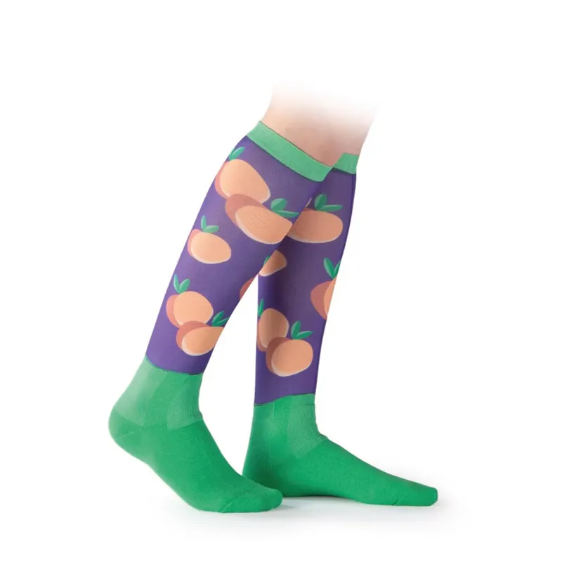 Aubrion Hyde Park Socks - Peaches