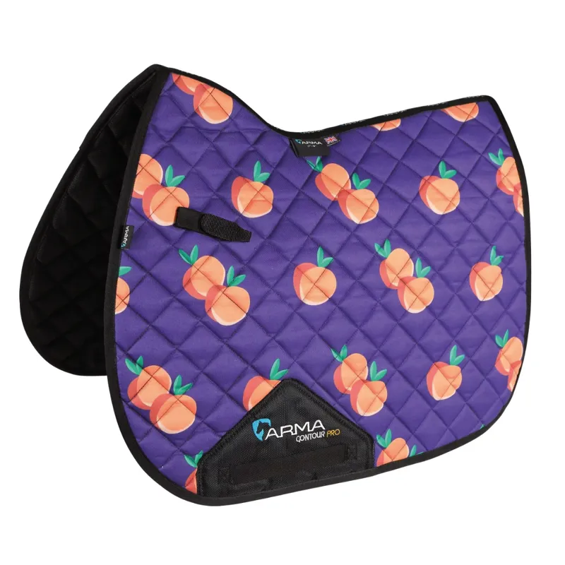 Shires ARMA Fruity Saddlecloth - Peach