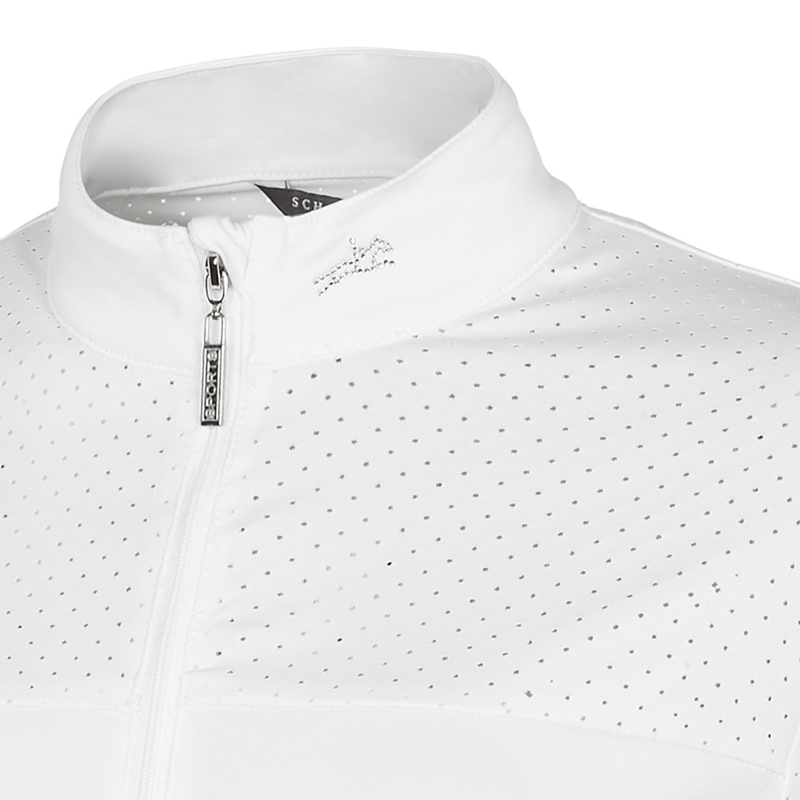 Schockemohle Penelope Ladies Functional Show Shirt - White-1