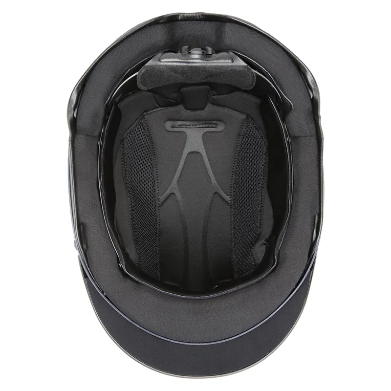 Uvex Perfexxion II Chrome Riding Hat - Navy Mat-4