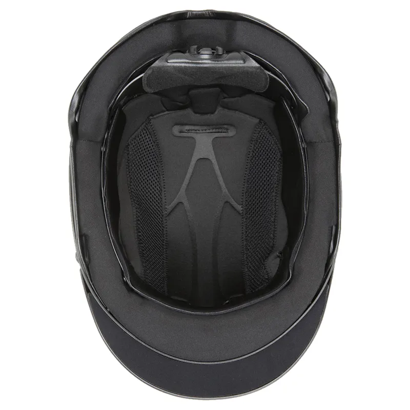 Uvex Perfexxion II Chrome Riding Hat - Black Mat-4