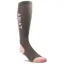 Ariat Tek Performance Socks - Iron/Quartz Pink
