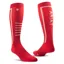 Ariat Tek Slimline Performance Socks - Red Bud/Party Punch