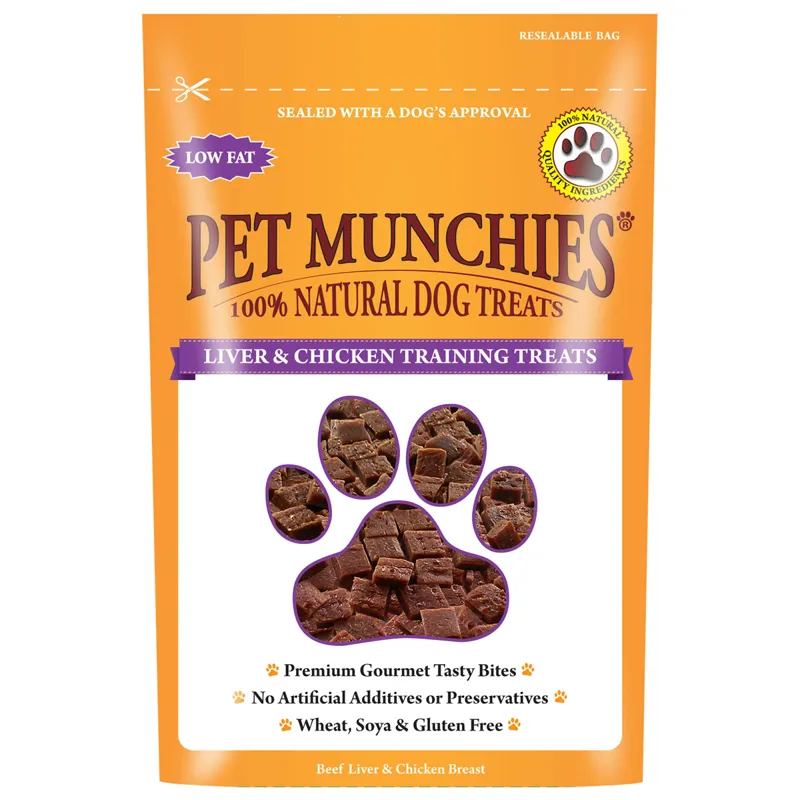 Pet Munchies Training Treats Liver and Chicken - 50g 
