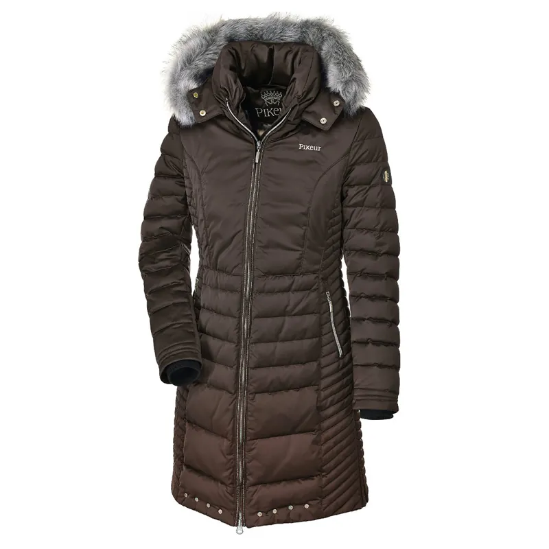 Pikeur Philippa Ladies Long Down Coat - Fango