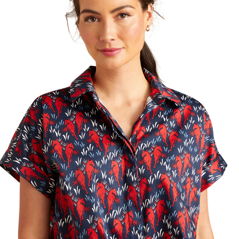 Ariat Women's Brookside Shirt - Mod Horse-2
