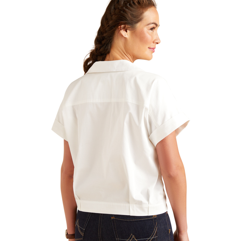 Ariat Women's Brookside Shirt - White-1
