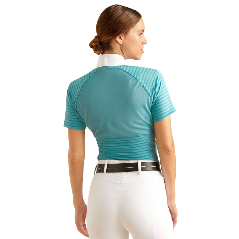 Ariat Women's Aptos Vent Show Shirt - Brittany Blue-1