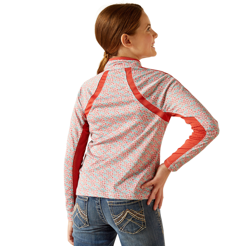 Ariat Youth Sunstopper 3.0 Base Layer - Petals-1