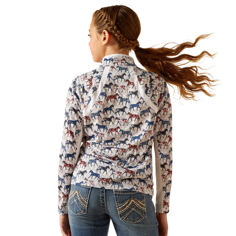 Ariat Youth Sunstopper 3.0 Base Layer - Painted Ponies-1