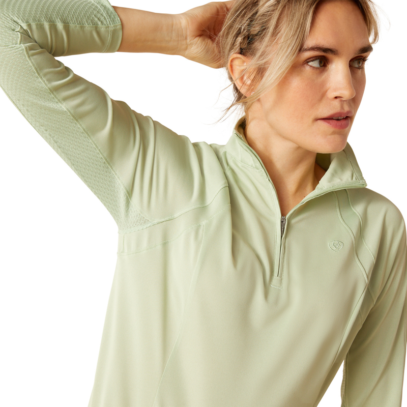 Ariat Women's Sunstopper 3.0 Base Layer - Laurel Green-2