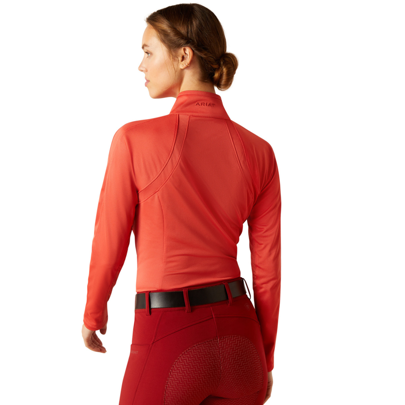 Ariat Women's Sunstopper 3.0 Base Layer - Baked Apple-1