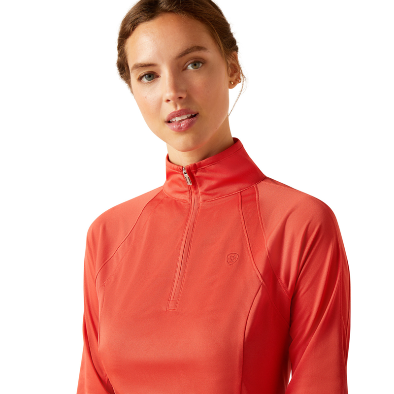 Ariat Women's Sunstopper 3.0 Base Layer - Baked Apple-2