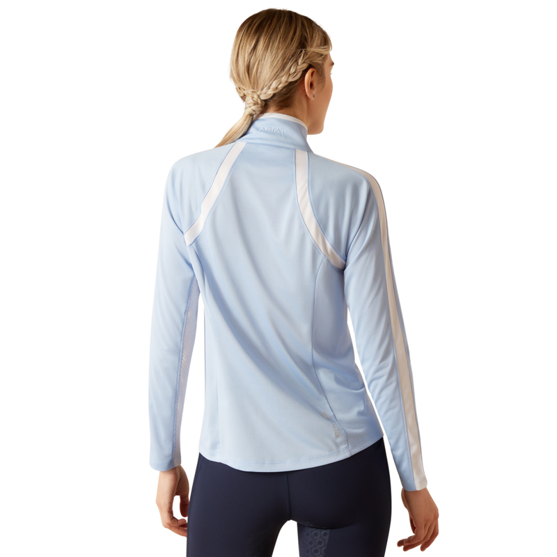 Ariat Women's Sunstopper 3.0 Base Layer - Chambray Blue-1