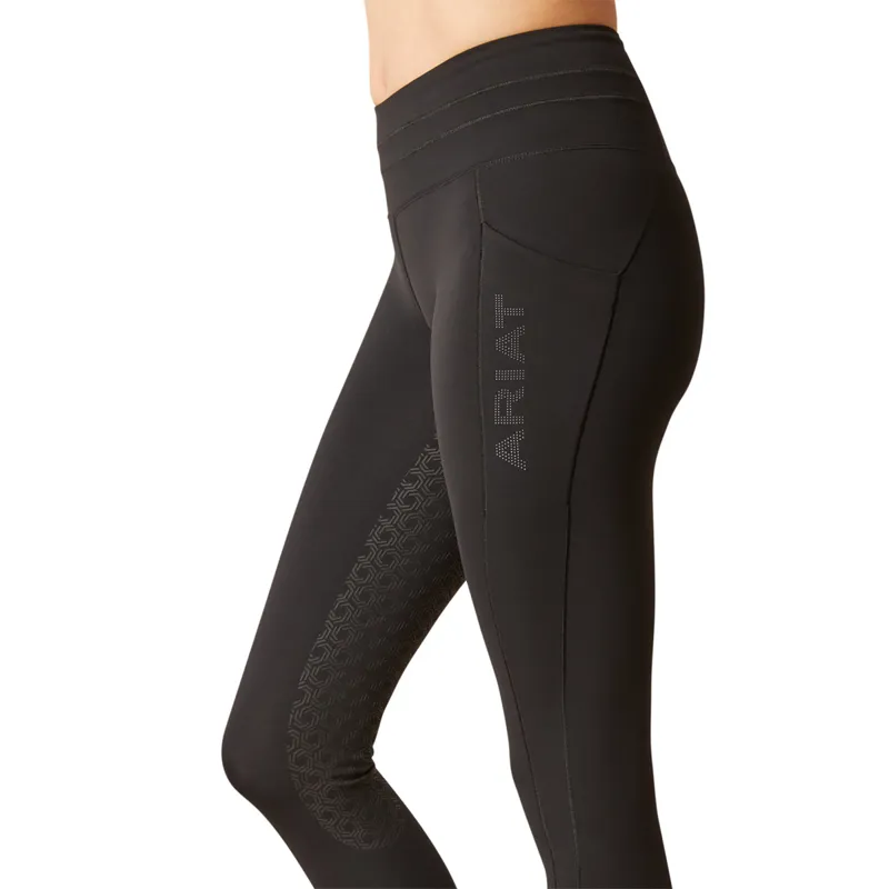 Ariat Women's Eos 2.0 Full Seat Tights - Black-2