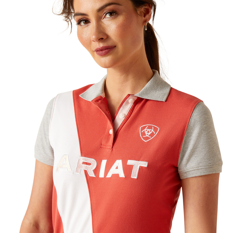 Ariat Women's Taryn Polo - Baked Apple-2